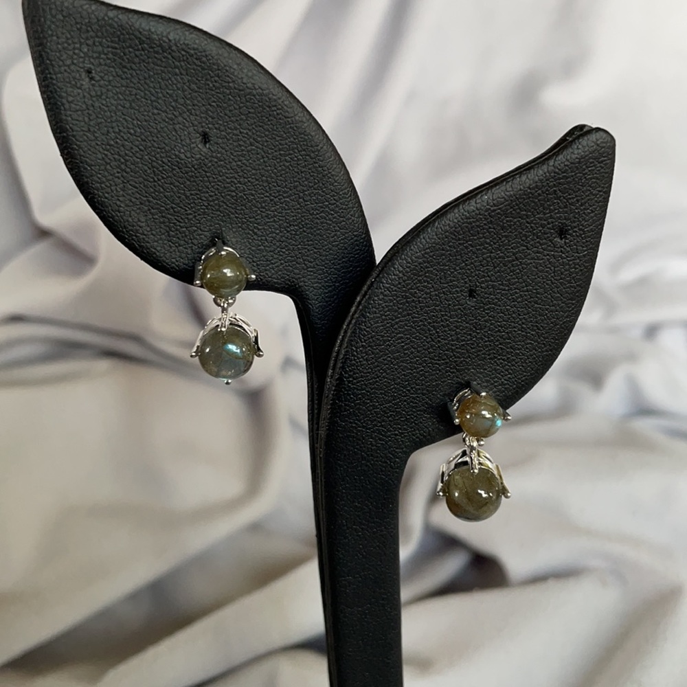 JTV Labradorite Dangle Earrings